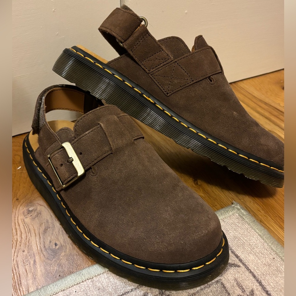 Dr. Martens Jorge II Clog Brown Suede